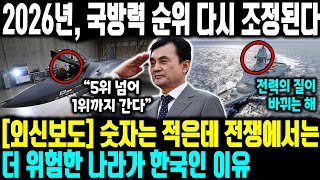 [외신보도] 숫자는 적은데 전쟁에서는 더 위험한 나라가 한국인 이유 | 2026년, 국방력 순위 다시 조정된다