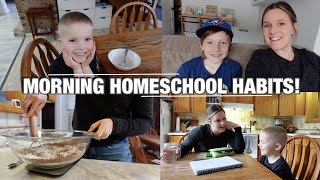 MORNING HABITS & TEACHING MANNERS! | STAY AT HOME MOM VLOG