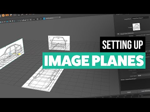 Setting up Image Planes in Maya