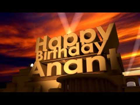 Happy Birthday Anant