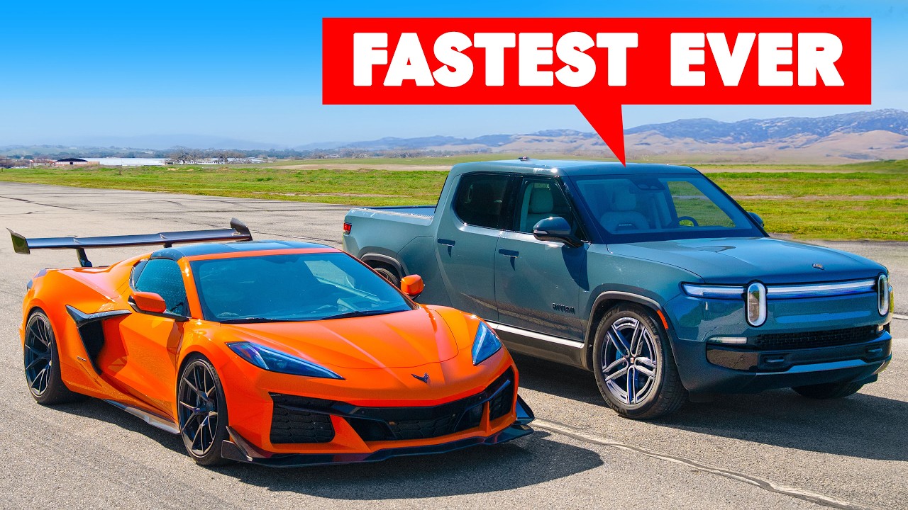 £90k Truck v £90k Supercar: DRAG RACE