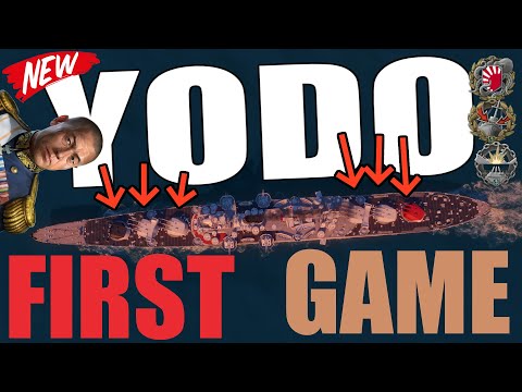 NEW IJN light Cruiser: Yodo - up close action and risky plays!