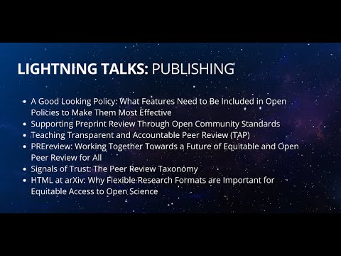 Lightning Talks: Publishing