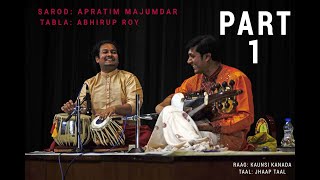 APRATIM MAJUMDAR (SAROD) | ABHIRUP ROY (TABLA) | KOLKATA | P-1