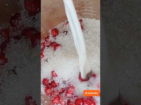 Pomegranate milkshake🧋|Dalimbe Juice Recipe #shorts #cooking