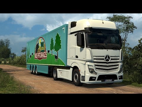 ETS 2 1.32 - ProMods 2.31 - Mercedes Actros MP4 1851 - Trip: Lyon - Dijon