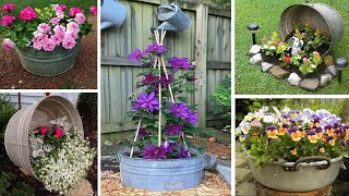 Galvanized Tub Garden Ideas: Rustic Charm for Your Outdoor Space
