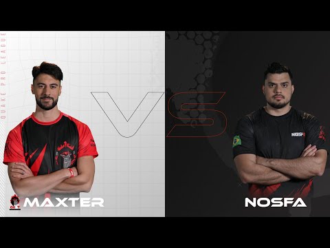 Maxter vs nosfa - Quake Pro League - Week 10