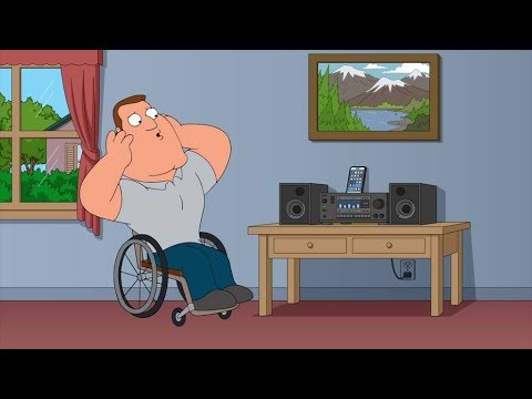 Joe can be pretty easily influenced - Family Guy