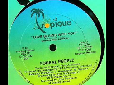 FOREAL PEOPLE - Love Begins With You (12" 1981)