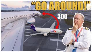 FedEx 777 and Alaska 737 Come Within 300 Feet at Newark | Captain Steeeve