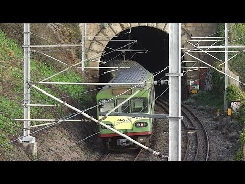 IE 8300 Class Dart Train number 8324 - Vico Road Tunnel, Killiney