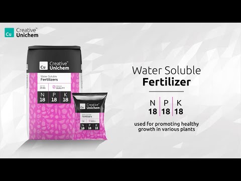 Npk 18 18 18 water soluble fertilizer, vegetables