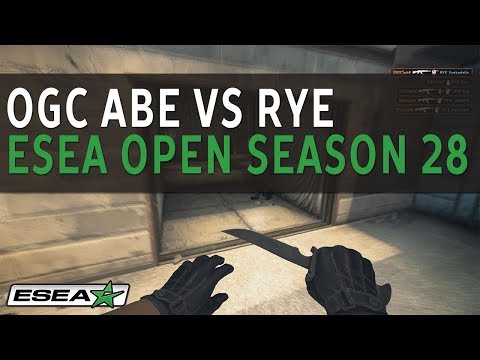ESEA Open Season 28 - OGC abE vs RYE - Sexy CS: GO Ace