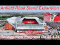 Anfield Road Stand on 23.4.24. More Movement On Camera Position Removed In The Corner