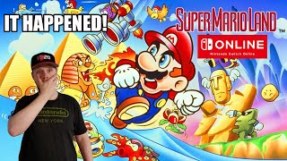 Super Mario Land Hits Nintendo Switch Online!