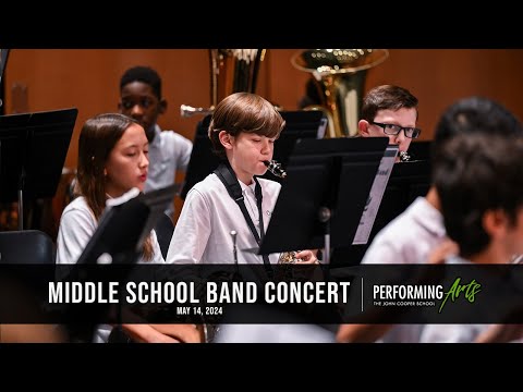 Middle School Spring Band Concert 2024 | The John Cooper School