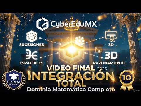 VIDEO 10: INTEGRACIÓN TOTAL - Dominio Completo Habilidad Matemática |BioReto Academy - Anime ECOEMS 2026