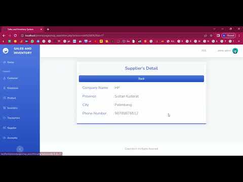 Sales And Inventory in PHP Application Projects