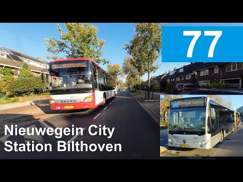 U-OV lijn 77: Nieuwegein City  - Station Bilthoven | Qbuzz Utrecht | Qbuzz 4160 | 2024