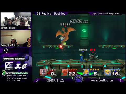 SG Revival PM - SSOTF/BlaZe (Red) vs. nova/JoeMotion (Blue) - Project M Doubles WR1