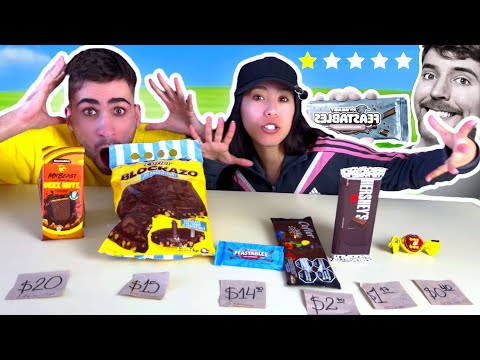 ¡Chocolate de $0 VS Chocolate de $20 !(Mr.Beast queda último)