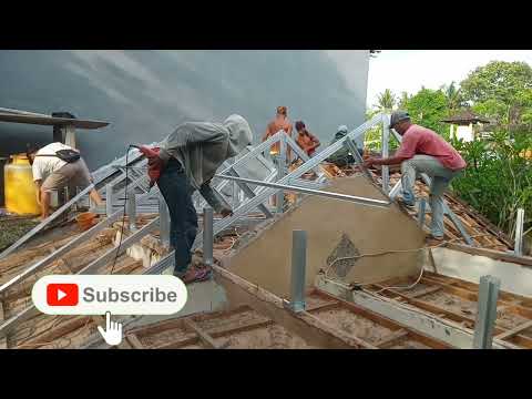 installation of quality mild steel ll#bajaringan.