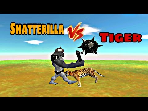 Tiger vs Shatterilla Who is Strongest Animal Revolt Battle Simulator