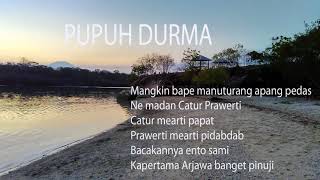 Download lagu Pupuh Durma - Bali mp3