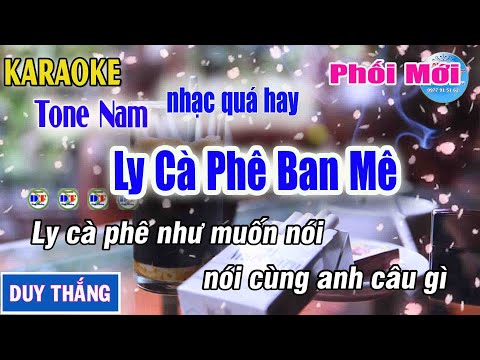 Ly cà phê Ban Mê Karaoke Tone Nam Duy Thắng