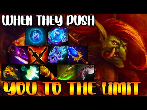 WHEN THEY PUSH YOU TO THE LIMIT - INTENSE CARRY TROLL WARLORD - INSANE TEAM FIGHT - DOTA 2 GAMEPLAY