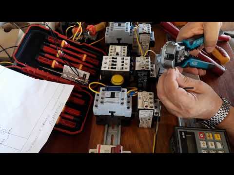 Comando elétrico, teste pratico para eletricista entrar na industria, 1º parte, comando direto.
