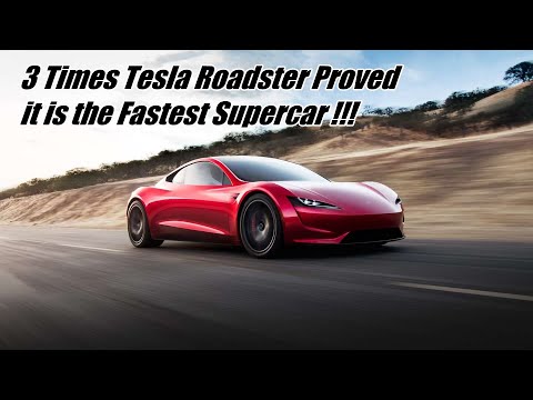 3 Times Tesla Roadster proved it is the fastest supercar ||Autofreak Abhi
