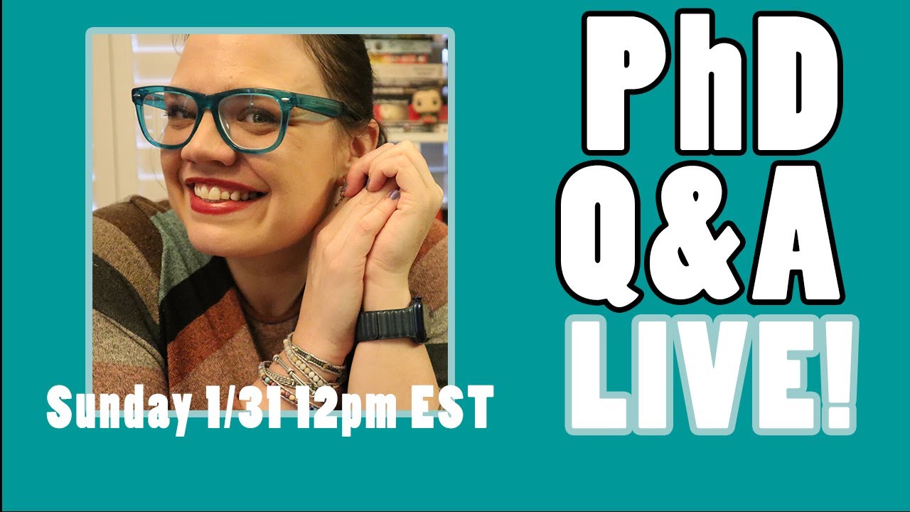 PhD Admissions Live Q&A (January 2021 Edition)