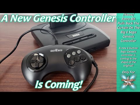 [News] Retro-Bit Pulls Back The Curtain On The Big 6 Sega Genesis Controller