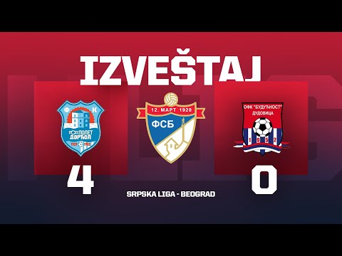 Izveštaj GSP POLET DORĆOL - OFK BUDUĆNOST Srpska Liga Beograd 24/25 - 6. Kolo