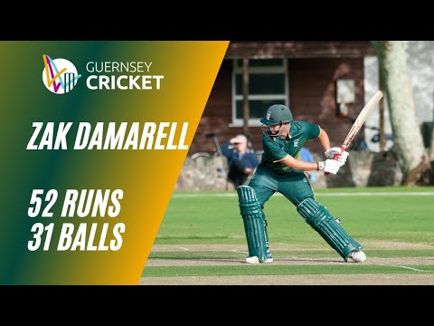 Zak Damarell T20I 50 Vs. Isle of Man on Debut