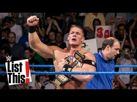 John Cena’s first 5 title wins: WWE List This!