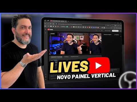 How to do live streams on YouTube from scratch, with OBS Studio! New Vertical Panel 2026