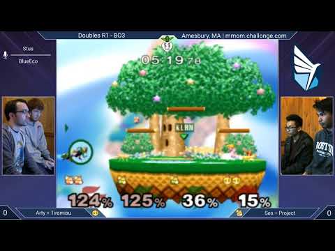 MMOM Bi-Monthly 10 SSBM - Tiramisu/Arty (Red) vs. Ses/Project (Blue) - Melee Doubles WSF