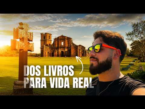 RUÍNAS DE SÃO MIGUEL | O Bruno criança jamais imaginaria conhecer esse lugar | CABANA PEDRAS ALTAS