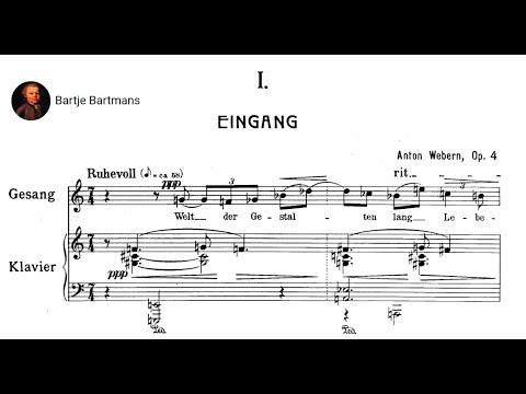 Anton Webern - 5 Lieder nach Gedichten von Stefan George, Op.4 (1909)