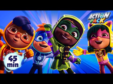 Fazendo as Tarefas | Action Pack 🚀💫| Super Heróis Para Crianças