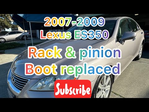 Replace rack & pinion boot on Lexus ES350 2007-2009, Toyota Camry 2007-2011, solara, sienna 04-09