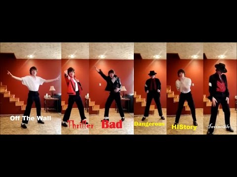 The Evolution Of Michael Jackson Dance-By Ricardo Walker Seth Shatzer MJ Impersonator