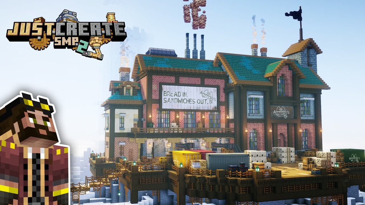 Starting a brand new factory in Minecraft Create Mod!