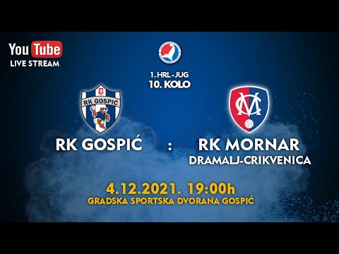 21-22 10. kolo RK Gospić - RK Mornar (4.12.2021.)