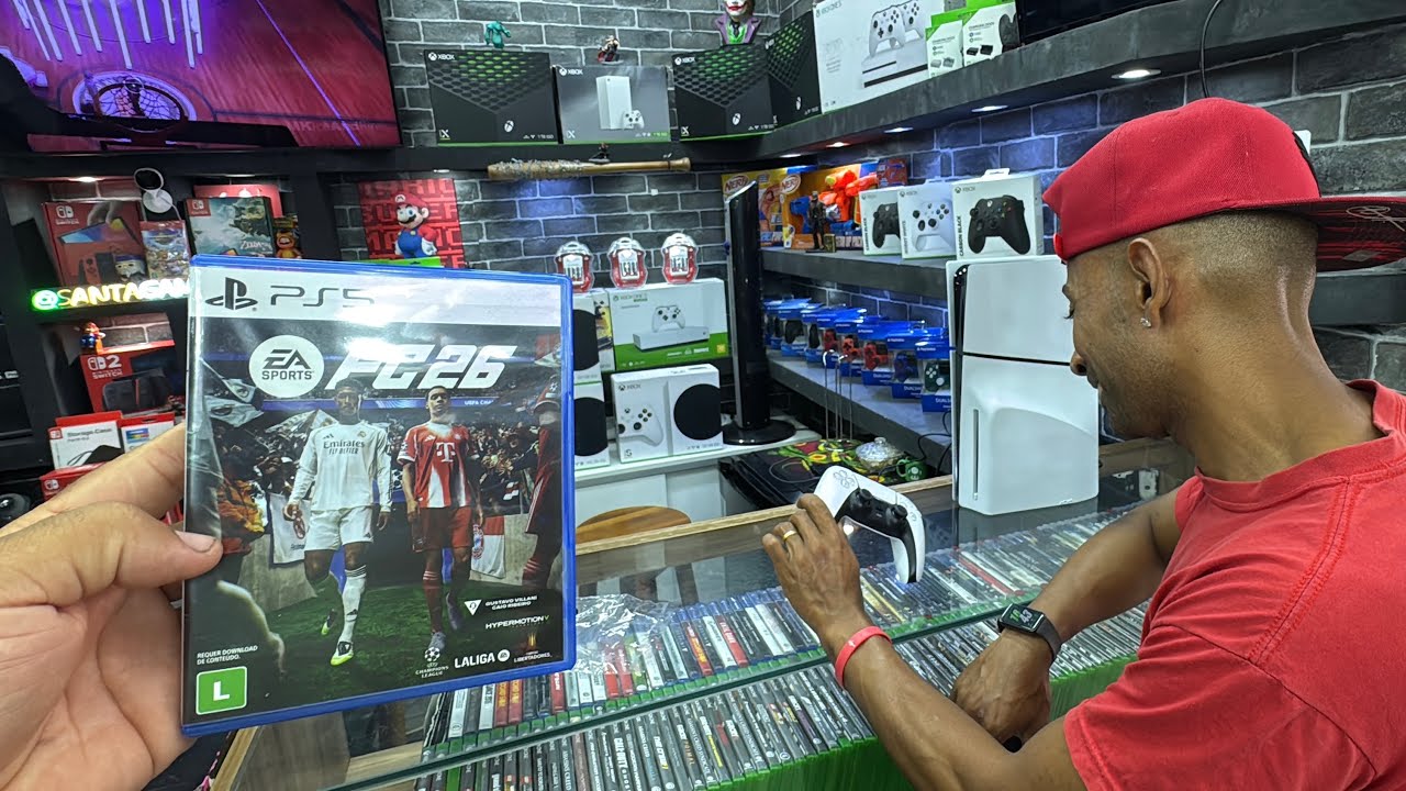 FOMOS COMPRAR UM PS5 NA SANTA EFIGENIA EM SÃO PAULO