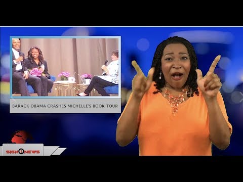 Barack Obama crashes Michelle’s book tour (ASL - 11.18.18)