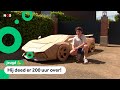 Olivier bouwt zijn eigen Lamborghini (van karton)